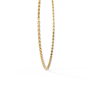 Lab Grown Diamond <b>Tennis</b> Chain <b>Necklace</b> for Women <b>Gold</b> Plated Round Brilliant Cut Hip Hop Style IGI Certified - Product Image 5