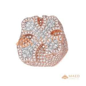 <b>Mens</b> Rose Gold Tone Moissanite Cross <b>Ring</b> Luxury Hip Hop Statement <b>Ring</b> Fashion Jewelry <b>for</b> <b>Men</b> - Product Image 6