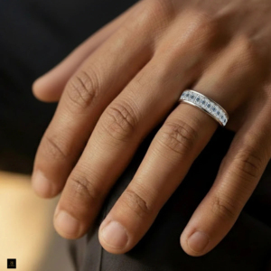 Bague de fiançailles en diamant de laboratoire, taille cœur, taille ronde, couleur D à F, or, argent, or jaune, or blanc, or rose, certifiée IGI, taille cœur, taille ronde - Product Image 1