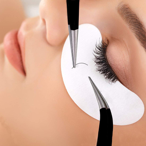 Ensemble de pinces à cils en papier noir, pointe fine, 3 pièces, pinces à cils pour extensions, pointe incurvée et angulaire - Product Image 3