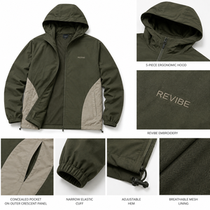 Veste coupe-vent légère pour homme, veste de voyage, fermeture éclair intégrale, veste d'extérieur, fournisseur en gros à faible MOQ - Product Image 5