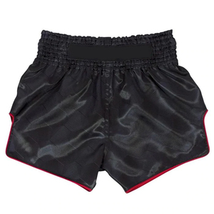 Pantalones Cortos de Muay Thai Unisex Hechos a Medida, Sublimación OEM, para Kickboxing y Artes Marciales, con Aberturas Laterales de Satén, Venta al Por Mayor de Fábrica OEM - Product Image 2