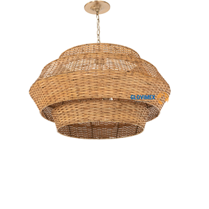 Direct Factory Price Bamboo Rattan Pendant Lamp Eco Friendly Ceiling <b>Light</b> OEM ODM Available - Product Image 1