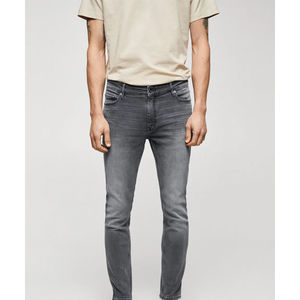 Jeans de Mezclilla Rectos para Hombre, Color Azul Claro, Moda Casual, Personalizados, de Alta Calidad, Algodón, Pantalones de Hombre de Alta Calidad - Product Image 5