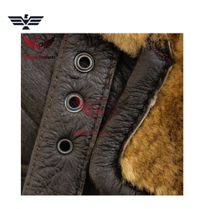Blouson moto homme slim en cuir PU avec col montant, fermeture éclair avant, poignets fourrés, coupe-vent, style vintage hiver - Product Image 6