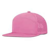 Casquette Snapback Unisexe Orange 6 Panneaux en Maille Respirante Réglable à Visière Plate Décontractée Toutes Saisons Motif Camouflage en Tissu Courant