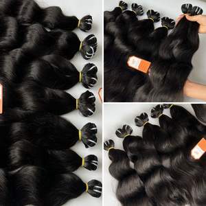 Extensiones de cabello sin procesar de primera calidad, cabello humano vietnamita súper doble dibujado, pelucas de cabello humano 100% cabello crudo - Product Image 2