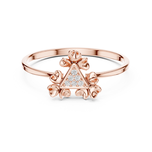 Anillo Minimalista de Oro Amarillo Sólido de 14k con Forma de Triángulo y Diamantes Cultivados en Laboratorio con Corte Redondo, Anillo de Boda Clásico, Regalo para Ella - Product Image 5