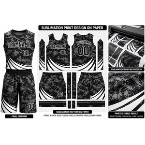 Conjunto de Uniforme de Baloncesto Unisex Personalizado, Camiseta sin Mangas y Pantalones Cortos, Transpirable, de Secado Rápido, con Nombre/Logotipo Personalizado, Ropa Deportiva de Equipo - Product Image 3