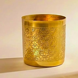 Pot de fleurs décoratif en métal durable, résistant à la rouille, pour l'intérieur, l'extérieur, le jardin, la terrasse, la maison, conteneur moderne pour plantes - Product Image 2