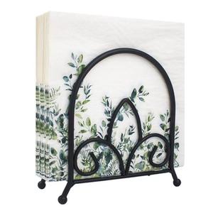 Factory Wholesale Luxury Napkin Holder Stand Metal <b>Tissue</b> Holder for Home Kitchen <b>Wedding</b> Restaurant Dining Table Supplies - Product Image 1