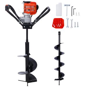 V-loại 52cc <span class=keywords><strong>2</strong></span> đột quỵ khí bài lỗ Digger một người đàn ông EPA máy điện Trái Đất <span class=keywords><strong>Auger</strong></span> L6 + L10 Khoan Bits cho đất đào hàng rào - Product Image 1