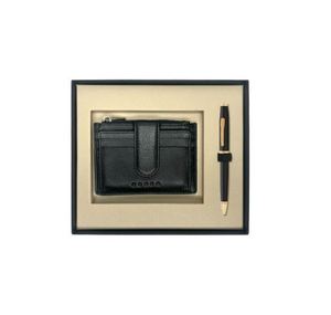 Stylo à bille Cross Coventry Black Medalist, coffret cadeau 3 pièces, porte-cartes en acier Parker Premium, instrument d'écriture élégant, idéal - Product Image 1