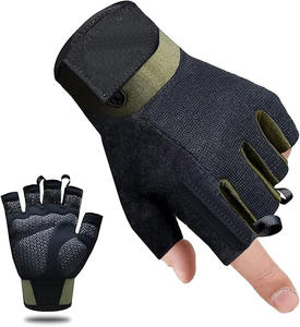 Gants de sport demi-doigts pour musculation, entraînement fitness, respirants, antidérapants, avec support de poignet pour hommes et femmes - Product Image 1