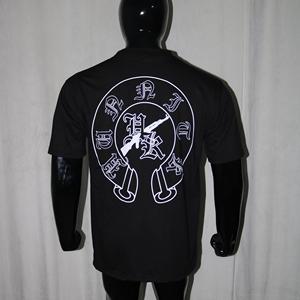 Customized <b>Plain</b> <b>White</b> color T <b>shirts</b> oversized 100% cotton Thick 250 GSM Custom embroidery screen printing emboss FINER THREADS - Product Image 4
