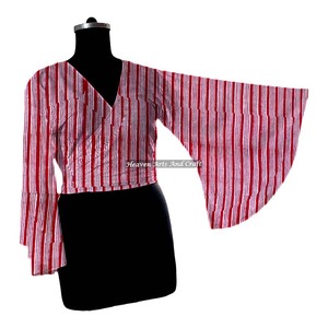 Robe de soirée club pour filles, style vintage, à imprimé floral, avec haut à nouer et manches cloche, collection 2026 - Product Image 5