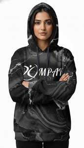 Sweat à capuche unisexe décontracté et surdimensionné de qualité supérieure pour l'hiver, avec broderie et impression par sublimation intégrale, idéal pour les collections streetwear - Product Image 4