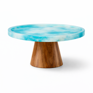 Plato de Resina Acrílica Blanca con Diseño en Espiral de la Mejor Calidad, Pulido, para Uso en Oficina y Hogar, para Fiestas, Precio Económico - Product Image 3