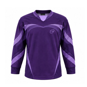 Maillot de hockey sur glace style moderne en tissu respirant – Commande en gros pour l'entraînement et les matchs - Product Image 1