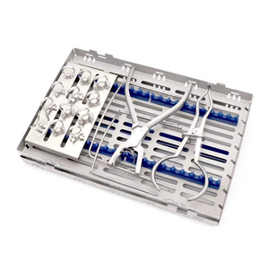 Set de Cuidado Bucal de 12 Piezas, Herramientas Dentales Endodónticas Manuales de Acero Inoxidable, Incluye Soporte para Clip de Barrera Dental, Dique de Goma, CE - Product Image 3