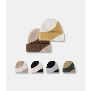 หมวกบีนนี่ผ้าฝ้าย 100% ลายสลิม แบรนด์ Jilani Handicraft แฟชั่นฤดูหนาวและฤดูใบไม้ร่วง ฟรีไซส์ ทอพร้อมโลโก้ดีไซเนอร์และลวดลายพิมพ์ - Product Image 1