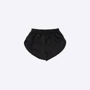 Shorts et jupes de sport pour femmes en taffetas de polyester/nylon respirant uni, taille mi-haute, avec ceinture en dentelle brodée - Product Image 3