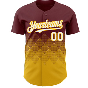 Maillots de baseball personnalisés haut de gamme très demandés, 100 % polyester, tissu respirant à séchage rapide, impression par sublimation - Product Image 3