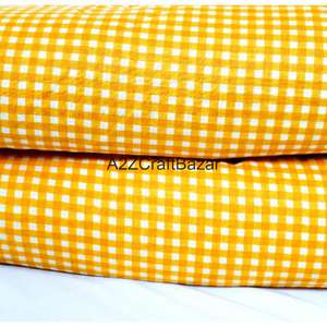 Tissu d'habillement 100% coton tissé, imprimé au bloc, écologique, respirant, séchage rapide, léger, style croisé, provenant du Rajasthan - Product Image 4