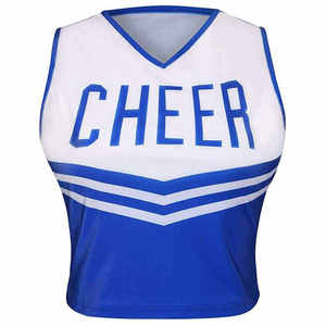 Ensembles d'uniformes de cheerleading pour femmes sur mesure, séchage rapide, légers, couleur unie - Product Image 5