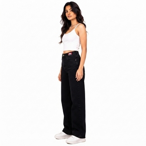 Pantalones Vaqueros de Mezclilla para Mujer, Diseño de Fabricación Directa de Fábrica, Alta Calidad, Uso Diario, Moda Vaquera con Logotipo Personalizado - Product Image 3