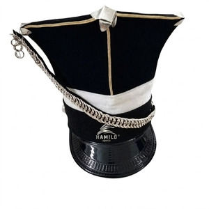 โรงงาน OEM รับผลิตตามความต้องการ หมวก Shako แฟชั่นคุณภาพสูงแบบไม่มีโครงสร้าง พร้อมป้ายปักลาย - Product Image 5