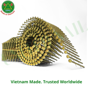 ตะปูเหล็กเกรดอุตสาหกรรมขนาด 15 องศา 1-3/4 นิ้ว 9000 ชิ้น แบบเรียบ/เกลียว/วงแหวน เคลือบไวนิล ยี่ห้อ United Nail ผู้นำด้านผลิตภัณฑ์ในเวียดนาม - Product Image 5