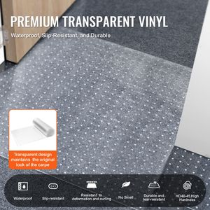 "PVC Scratch-Proof <b>Cat</b> Rug Protector <b>Mat</b> 24" X 12FT Anti-Slip for Pets" - Product Image 4