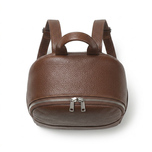 Sac à dos en cuir décontracté unisexe de haute qualité, fermeture éclair noire, sangle réglable, léger, résistant à l'eau, pour le travail et les voyages - Product Image 4