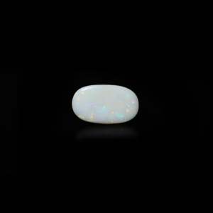 Sky Blue 5.2 Carat Natural Ruby Oval Faceted Loose Gemstone for Fine Jewelry - Product Image 1
