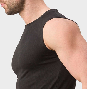 Wholesale Lightweight Men's Tank Top Breathable Quick Dry Polyester/Cotton Casual Summer Soft Sleeveless Washed Activewear - Product Image 3