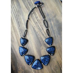 Collier en résine pour femmes artistiques, pendentif artisanal, bijoux, catégorie de produits uniques - Product Image 1