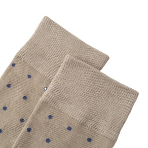 2025 nuevos calcetines de moda contraste Color bloque parcheado puño Fleck punto hilo tejido mujeres algodón moda vestido zapatillas calcetines para primavera - Product Image 3