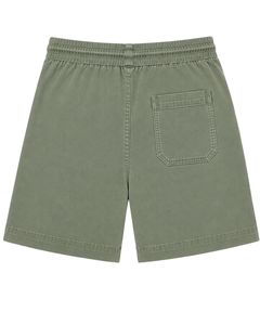 Shorts de bain pour hommes personnalisés en vert sauge, séchage rapide, shorts de plage, taille élastique, cordon de serrage, shorts décontractés pour les vacances - Product Image 2