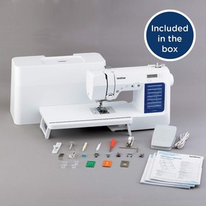 Computerized Sewing and Quilting Machine, 70 Built-in Stitches, LCD Display, Wide Table, 10 Included Feet, White - Product Image 2