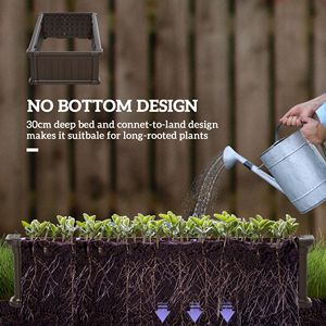 Fioriera in Metallo Zincato per Fiori, Erbe, Verdure e Frutta da Esterno - Letto da Giardino per Patio/Cortile da 48,5 Pollici - Product Image 6