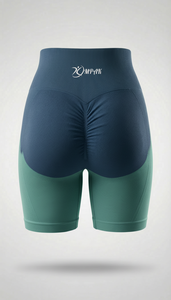Shorts Deportivos de Yoga para Mujer, Cintura Alta Elástica, para Gimnasio, Levantamiento de Pesas, Transpirables, de Secado Rápido - Product Image 5