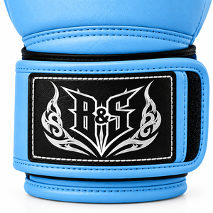 Guantes de boxeo de cuero PU de 12 oz, con serigrafía, cordones, antideslizantes, transpirables, para entrenamiento de Muay Thai, para gimnasio y combate. - Product Image 4