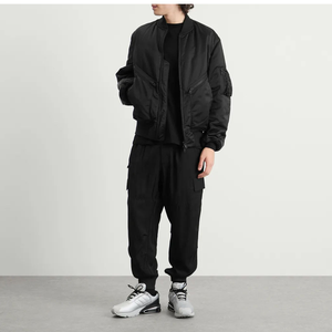 <b>Lightweight</b> Windbreaker Style Custom Coat - All-Day Comfort Custom <b>Men</b>’s Bomber – 100% Breathable Cotton Twill - Product Image 4