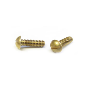 Precision Brass CH Screw Cheese Head <b>Fastener</b> with Slotted or Phillips Drive Durable Rust Resistant for Electrical Panels - Product Image 3