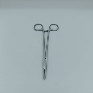 Vente en gros usine : Porte-aiguille droit en acier inoxydable, forceps chirurgical réutilisable pour la suture, logo personnalisé OEM - Product Image 2