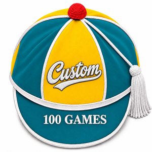 Casquette d'honneur unisexe de l'Angleterre pour club de rugby, 5 panneaux, 100 jeux, avec pompon blanc, broderie personnalisée, service OEM ODM, faible MOQ - Product Image 5