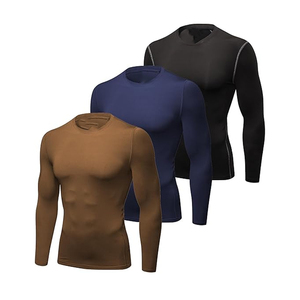 Unisex <b>Compression</b> Rash Guard <b>Shirt</b> Short Sleeve UPF50 Breathable Quick Dry Workout Gym Activewear Sports Clothing - Product Image 1