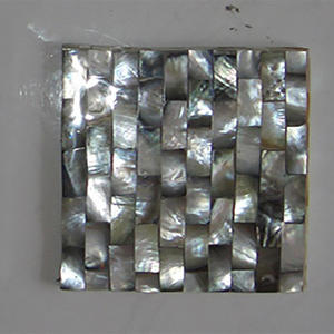 Vajilla de vidrio de la colección Mop Black Cut y Placemat Motive Black Raw Straight. Tamaño 10cmx10cm. - Product Image 1