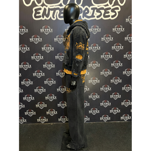 Conjunto de Sudadera con Capucha y Pantalones de Chándal de Algodón Térmico de Invierno de Alta Calidad Personalizado para Hombre, Estilo Oversize, Lavado, de 2 Piezas - Product Image 3